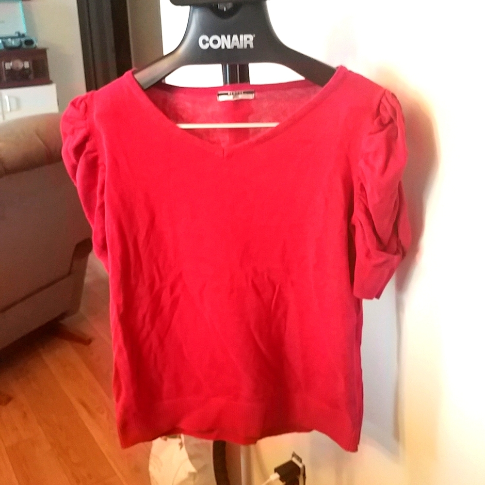 George Maroon  Knit Sweater 3X
